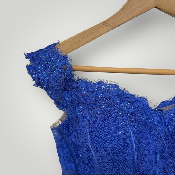 Ellie Wilde by Mon Cheri Corset Skirt Sep Prom Dress Sz 4 - Picture 5 of 13